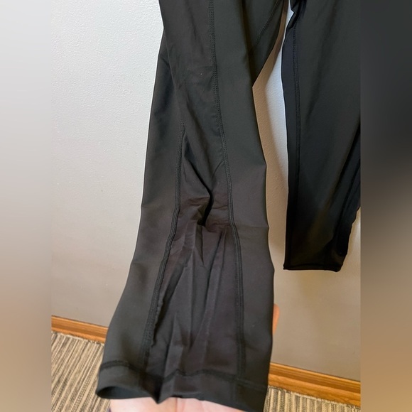 Aqua Athletic Black Leggings with Side Pockets and Mesh Leg Size XS-XL MSRP $68 - Picture 6 of 15